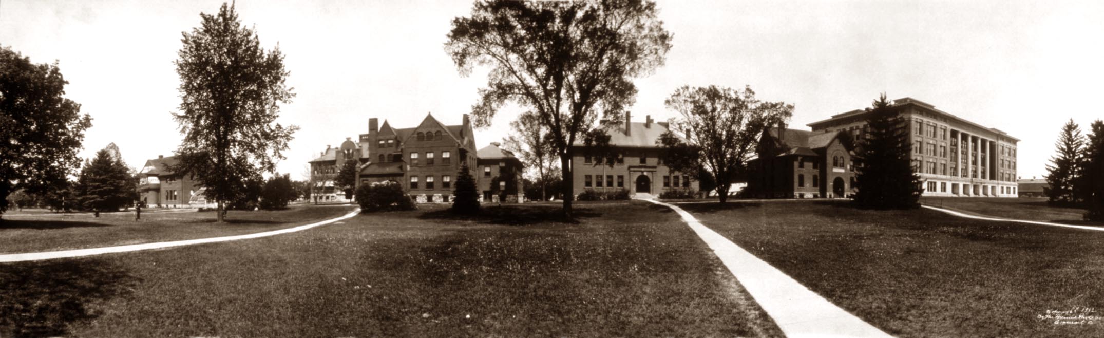 MSU Laboratory Row in 1912